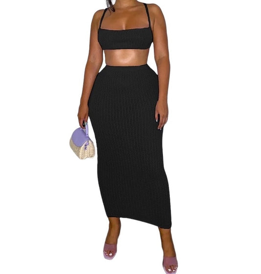 Wild & Free Two Piece Set *Black*